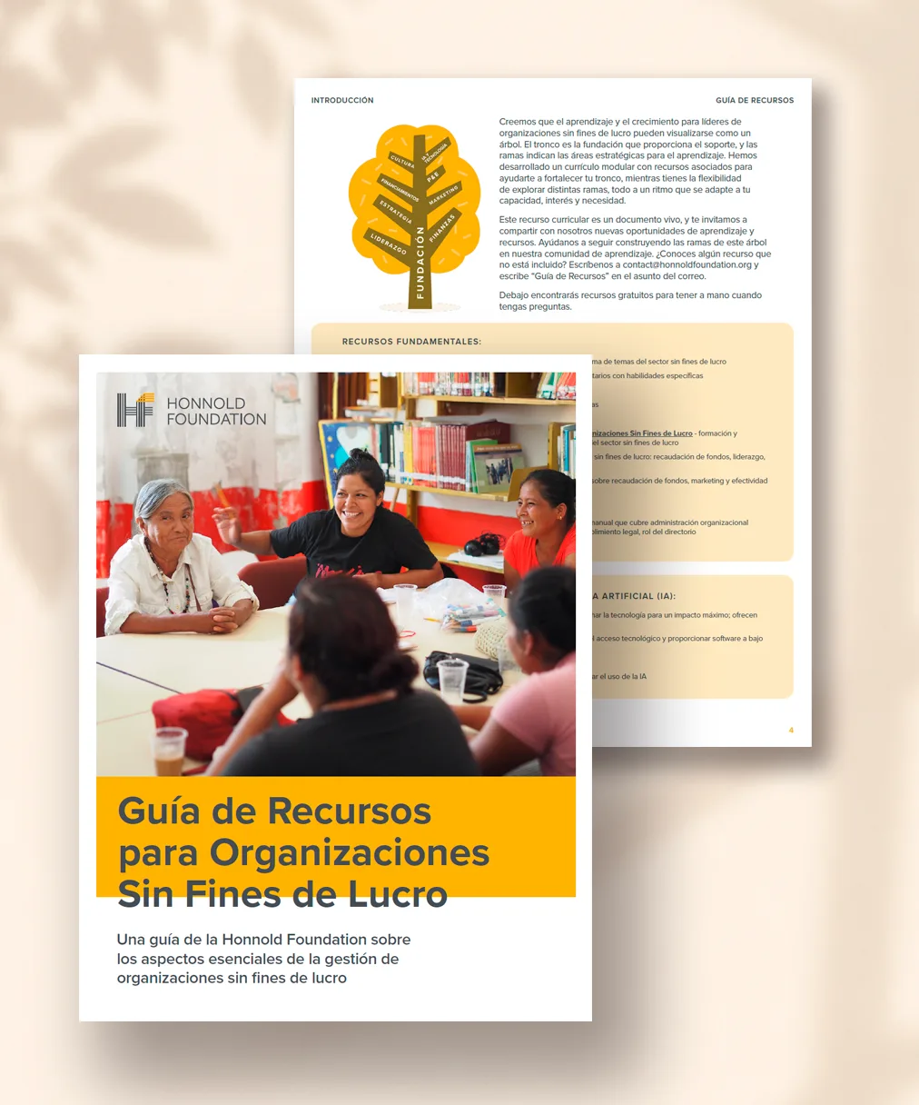 The Honnold Foundation nonprofit resource guide.